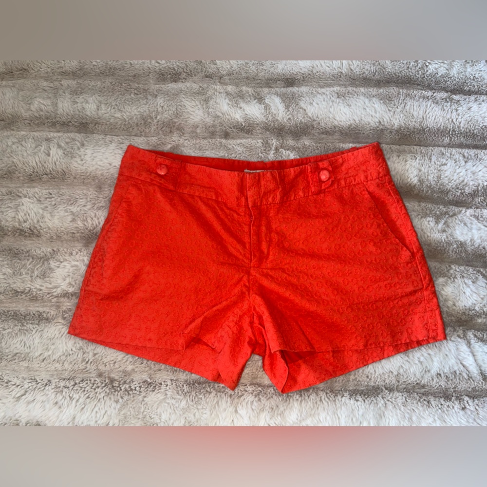 Bright orange Banana Republic shorts - Picture 2 of 3